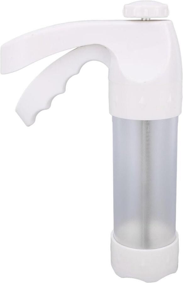 Koekjespers Set Koekjesmaker Spuit Zelf Gebak Maken Met 18 Accessoires 22 x 6 cm Wit