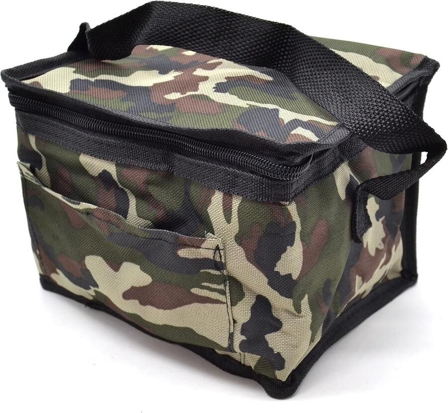 Koelkast 4 l draagbaar koelkast thermotas 1 persoon camping strand drinken camouflage