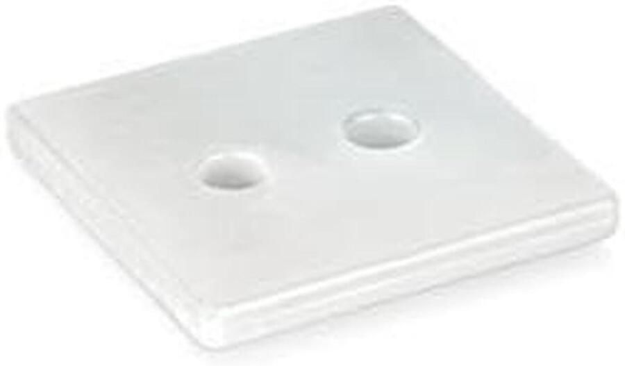 Koelplaat voor Bakvormen Koelonderlegger Bakplaat Bakken Koelen Met Deksel 14 x 14 x 1.8 cm Assorti