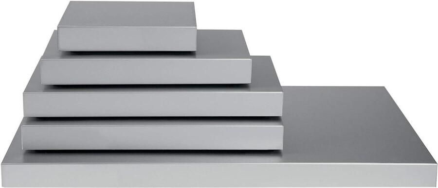 Koelplateau Displaykoeling Gastronomie Buffetten Presenteren Houdt Gerechten Koud 1 3 GN Aluminium