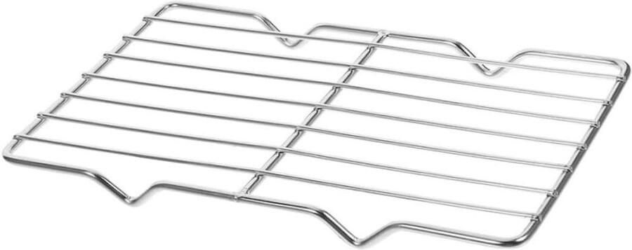 Koelrek Bakrek Grillrek Eten Grillen Roestvrij Staal 35 x 24 cm Zilver