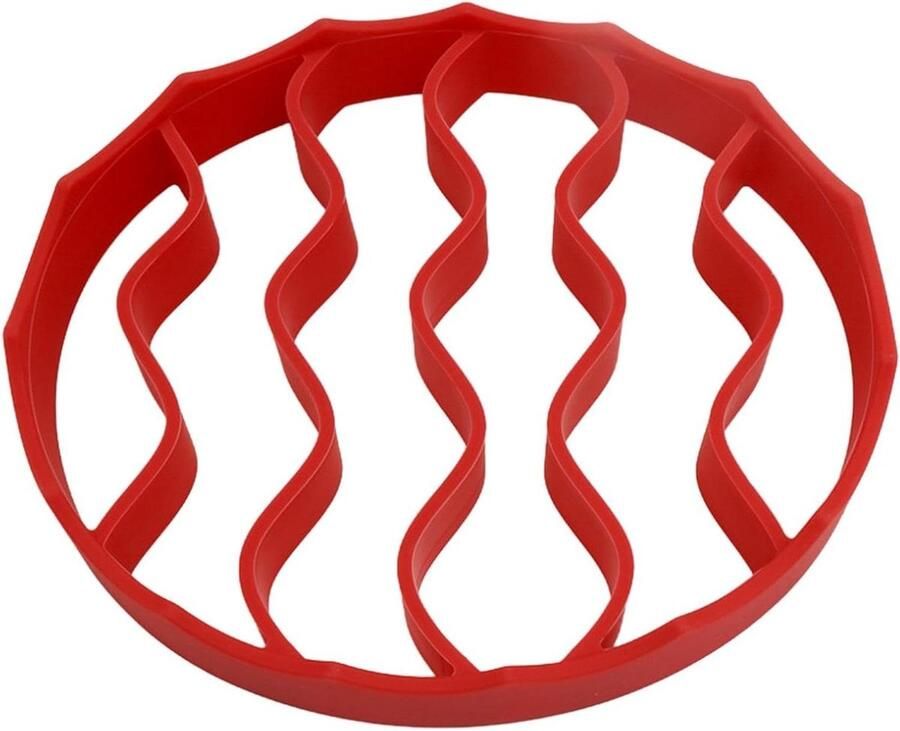 Koelrek Siliconen Bakrek Grill Gezond Koken Vetafvoer Ontwerp 791 Inch Rood