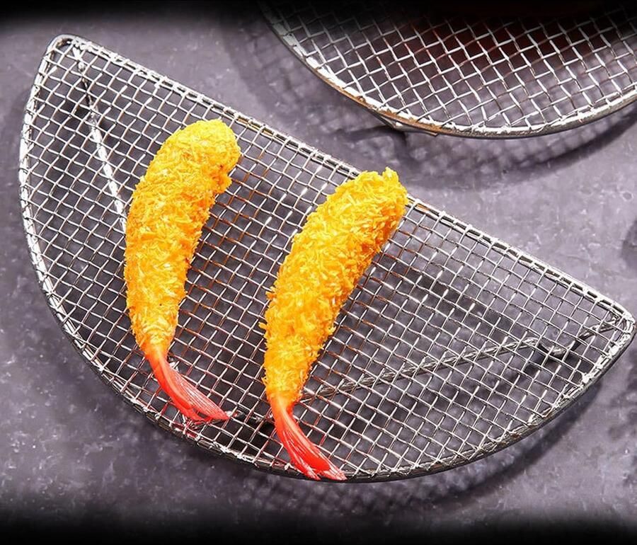 Koelrooster Bakken Keukenrooster Ovenrooster Koken Grillen Roestvrij Staal 304 18 cm Zilver