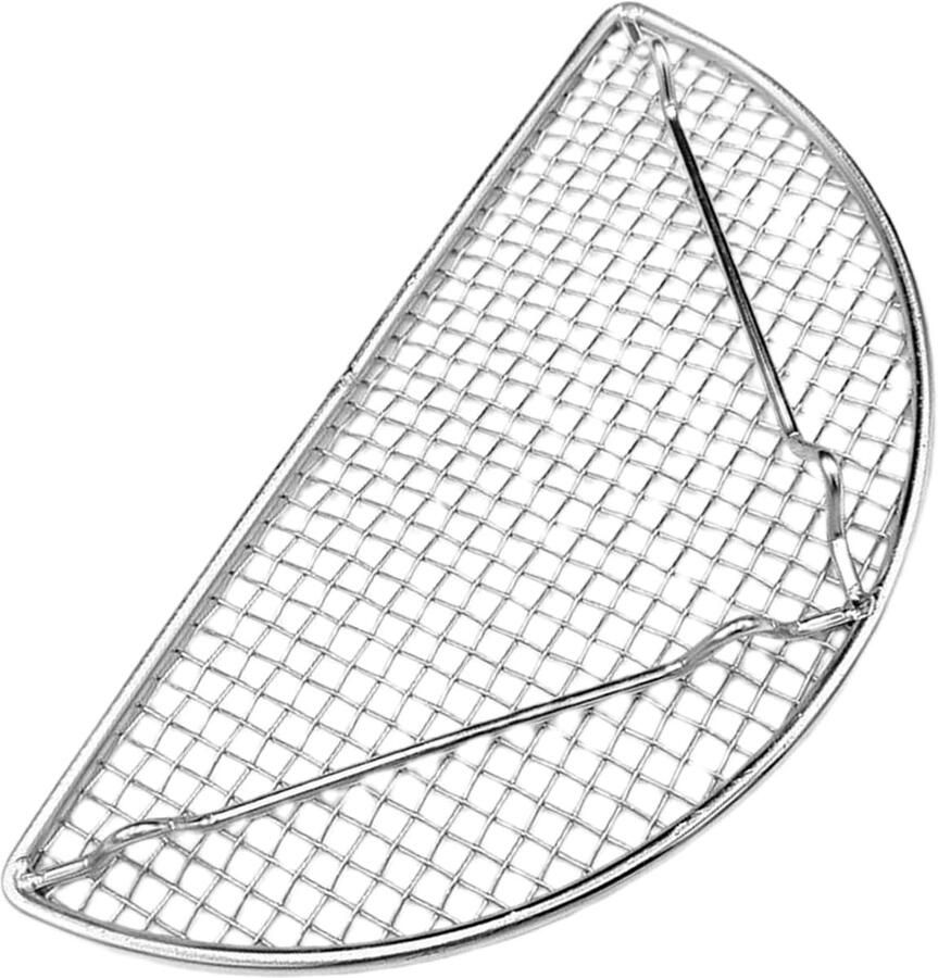 Koelrooster Koken Staaldraad Houder Bakken Grillen Hittebestendig Anti-aanbak 28 cm Zilver