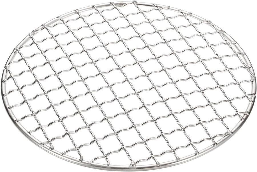 Koelrooster Rond Grillrek Bakrek Bakken en Grillen Roestvrij Staal 165 cm Diameter Zilver