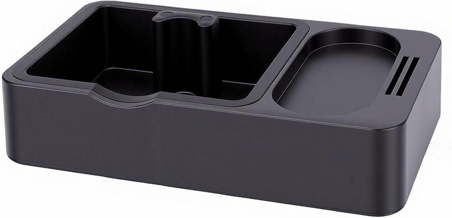 Koffie Aandrukstation Tamperhouder Organizer Espresso Bereiding Universele Compatibiliteit 51-58 Mm Zwart