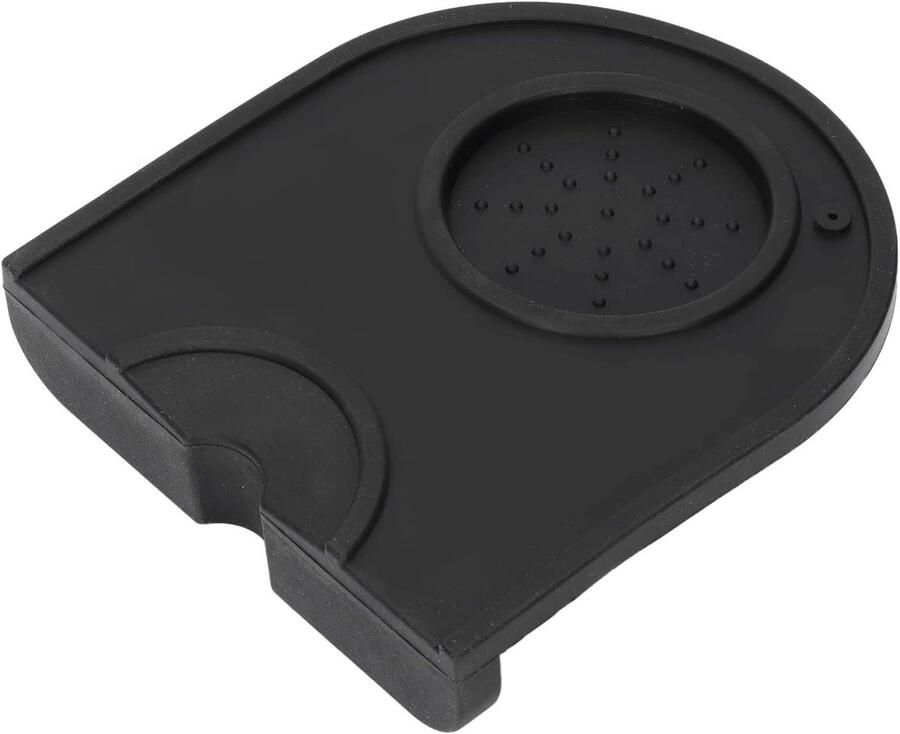 Koffie Aanstamp Mat Sabotage Station Espresso Barista Flexibel Antislip 14 cm Zwart