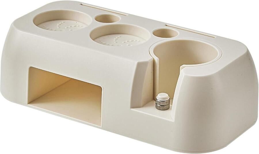 Koffie Accessoire Station Barista Organizer Espresso Bereiding Verstelbare Hoogte 51-58mm Compatibel Beige