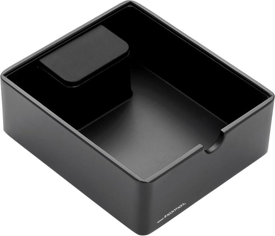 Koffie Afvalbak Koffiedik Bak Espresso Bereiden Compact Ontwerp 17 cm Breed Zwart