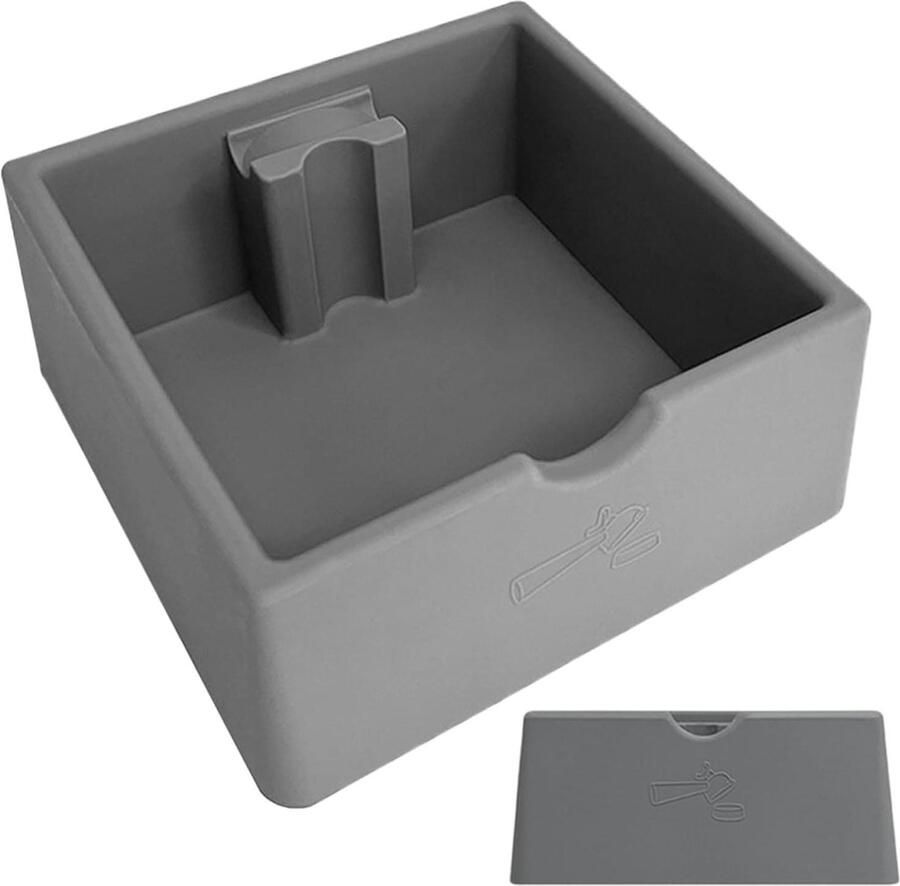 Koffie Afvalemmer Espresso Bak Barista Werk Schokabsorberend Design 15 Liter Grijs