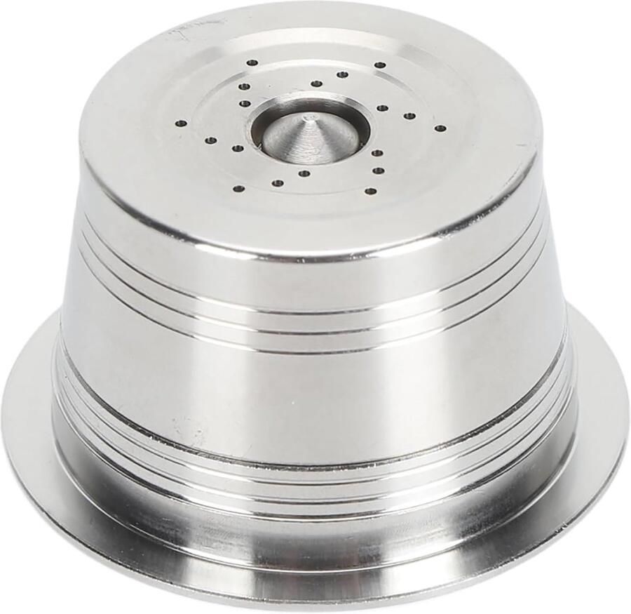 Koffie Capsule Herbruikbare Pod Espresso Maken Roestvrij Staal 33x28mm Zilverkleurig