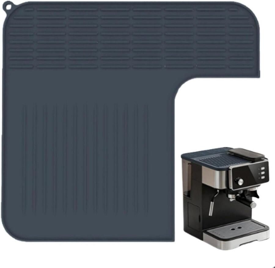 Koffie Corner Mat Hittebestendige Siliconen Antislip Geschikt voor Koffiemachine Bovenmat Voor Bescherming Onderhoud Thuis Kantoor Café Bar Keukenblad