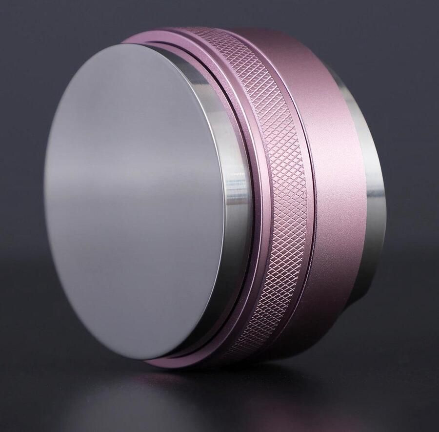 Koffie Distributeur Stamper Espresso Tool Espresso Bereiding Dubbele Kop Ontwerp 54 mm Roze