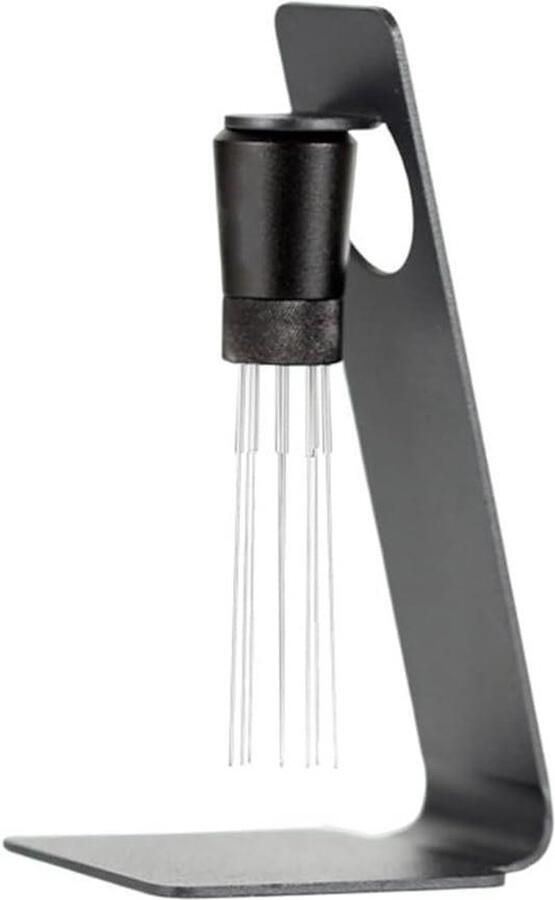Koffie Distributie Tool Espresso Accessoire Koffie Bereiden Verstelbare Naalden 0.4mm Naald Zwart