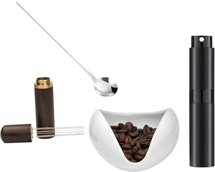 Koffie Distributie Tool Espresso Roerder Koffie Bereiden Complete Barista Set 100 g Wit