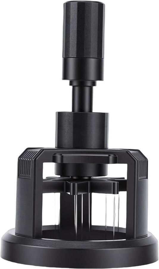Koffie Distributie Tool Koffie Roerder WDT Espresso Bereiding Verstelbare Naald Diepte 51MM Zwart
