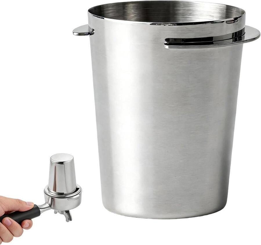Koffie Doseerder Barista Accessoire Accuraat Doseren Roestvrij Staal 51 mm Zilver