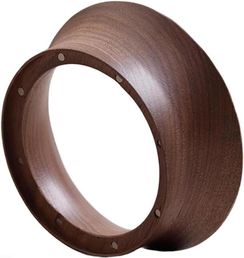 Koffie Doseerring Koffietrechter Espresso Koffie Malen Magnetische Pasvorm 51 53 58 mm Walnoot