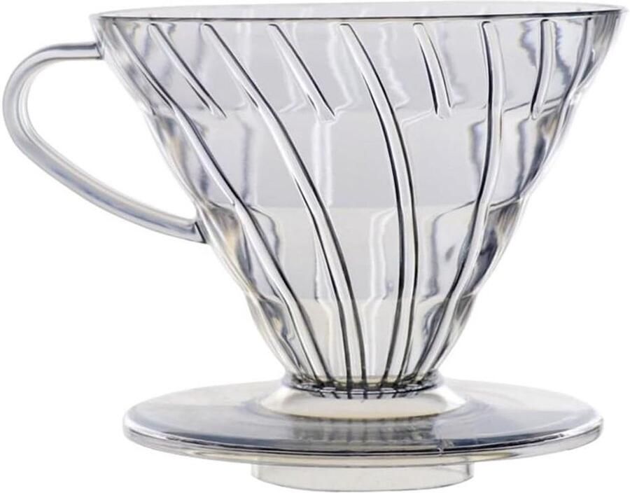 Koffie Druppelaar Koffiezetapparaat Accessoire Koffie Zetten Spiraalontwerp Stabiele Extractie 1-2 Porties Transparant