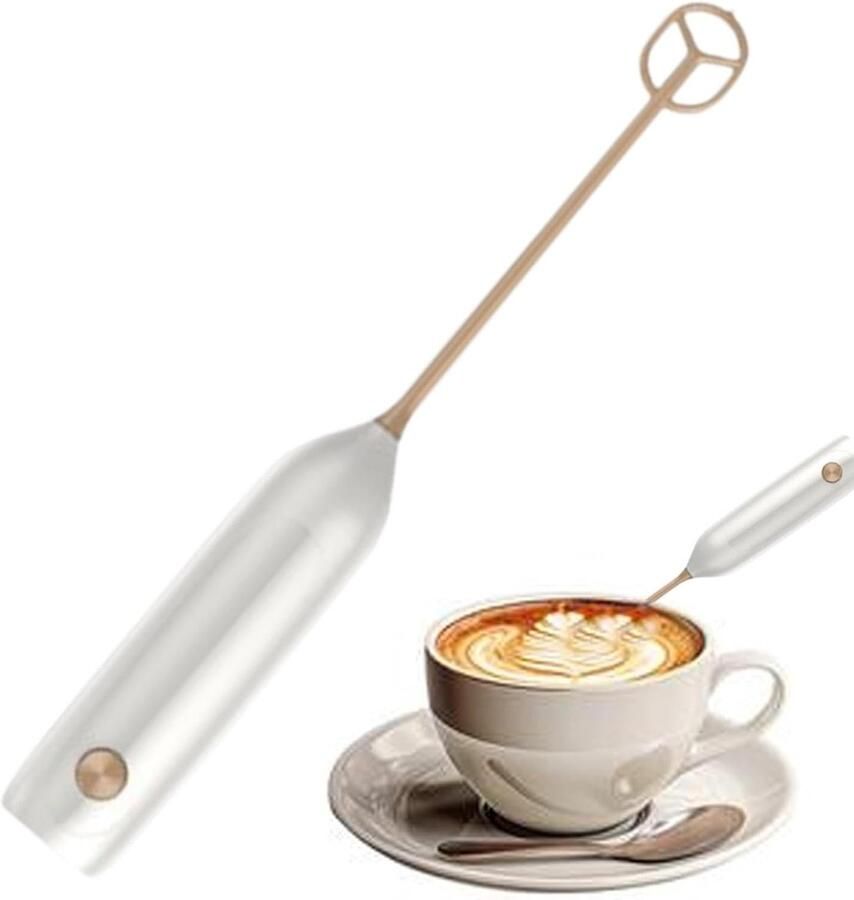 Koffie Garde Drankmixer Opschuimer Dranken Bereiden Krachtige Motor 27 cm Meerkleurig