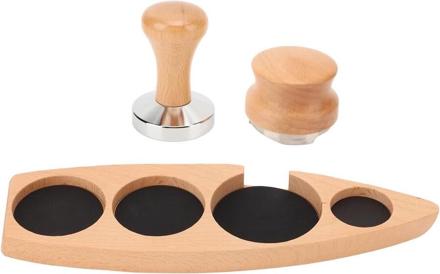 Koffie Gereedschap Set Barista Hulpmiddelen Espresso Bereiding Nauwkeurige Inkepingen 58 mm Basis Niet Gespecificeerd