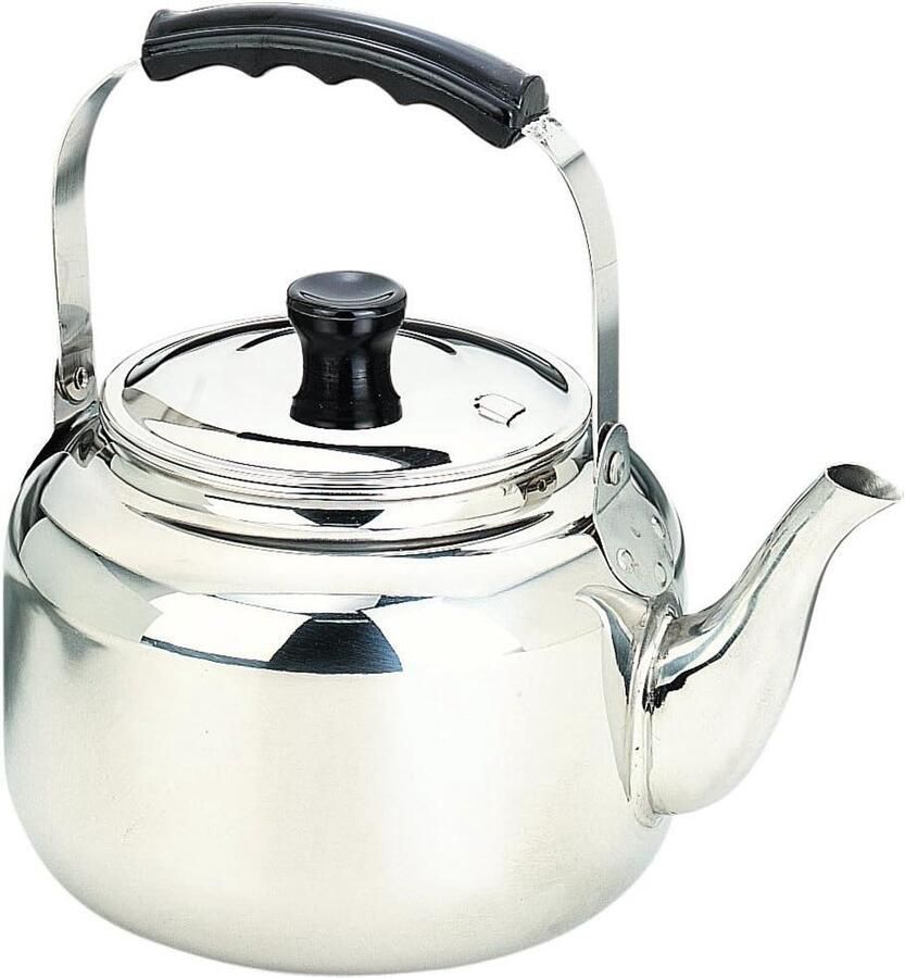 Koffie Ketel Waterkoker Theepot Water Koken 18 10 Roestvrij Staal 4 Liter Metaal
