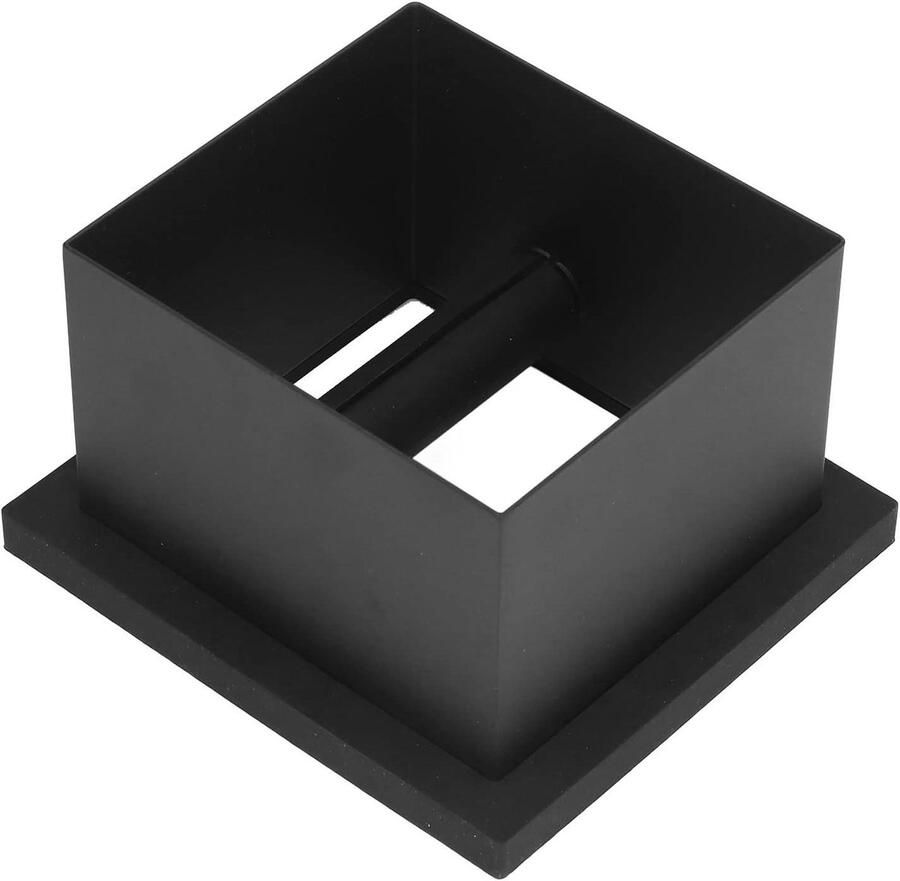 Koffie Klop Doos Espresso Afvalbak Koffiedik Verwerken Roestvrij Staal 7.2 x 6.69 x 4.33 inch Zwart