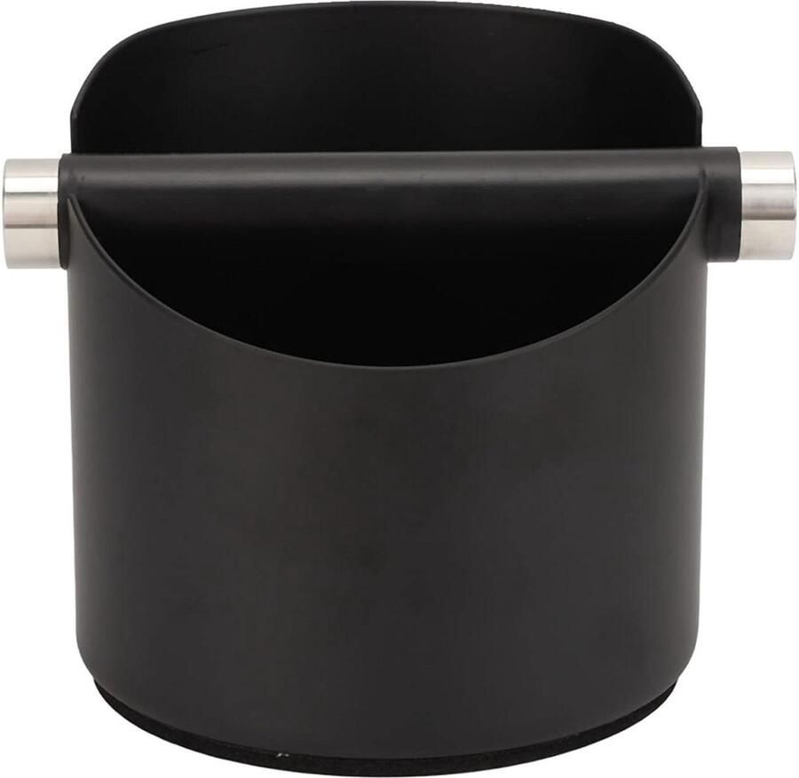Koffie Klopbox Koffiedik Bak Espresso Bar Spatwaterdicht Ontwerp 13 x 13 x 12 cm Zilver