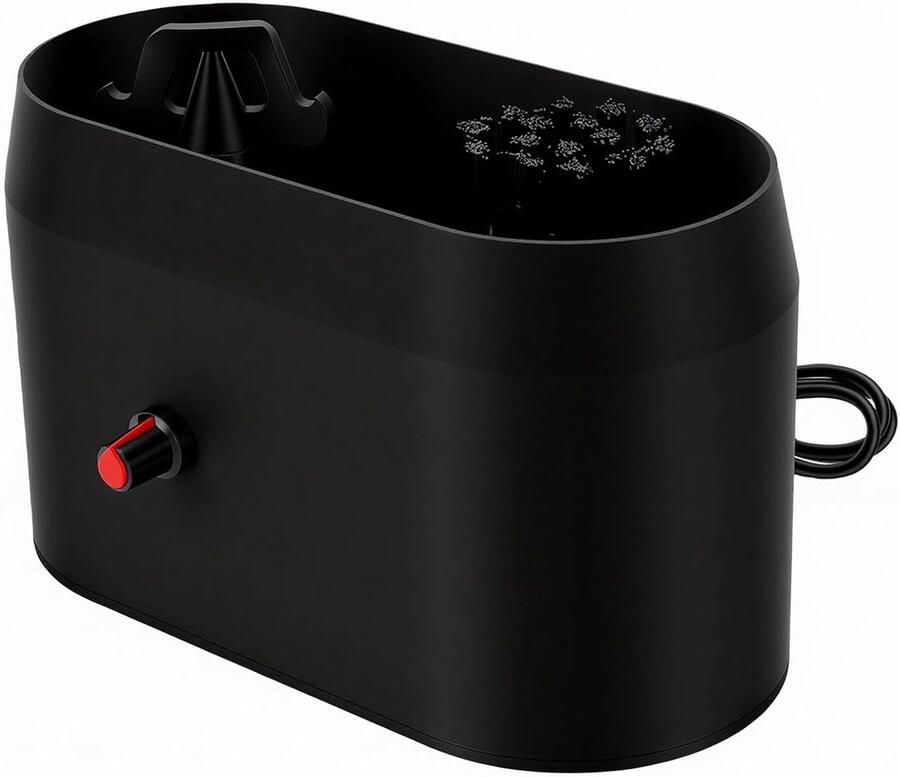 Koffie Klopbox Koffiedik Bak Espresso Reinigen Geïntegreerde Schraper Borstel 19x11.3 cm Zwart