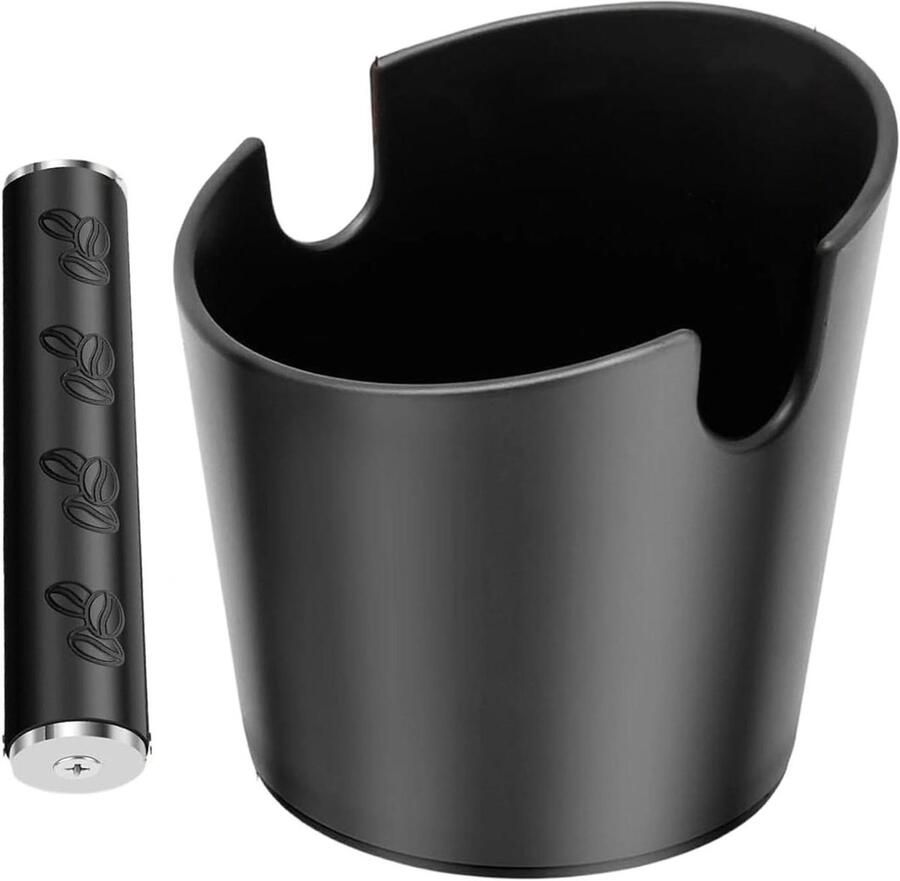 Koffie Klopbox Koffiedik Container Koffie Bereiding Stille Demping 125 x 98 cm Zwart