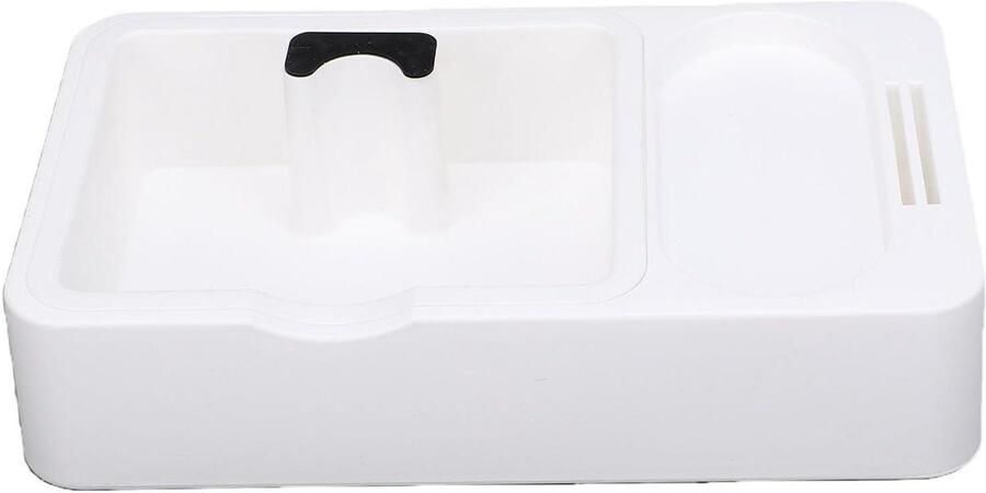 Koffie Klopbox Station Koffie Accessoire Organizer Espresso Bereiden Afneembare Klopbak Universeel 51-58mm Wit