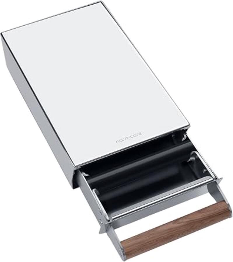 Koffie Klopper Lade Voor Espresso Afneembare Klopstang Met Antislip Basis Roestvrij Staal Met Walnoothouten Handgreep Compacte Maat S
