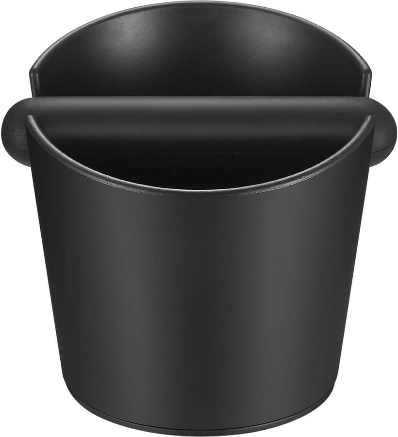 Koffie Knock Box Afvalbak Espresso Bereiden Stil Ontwerp 13 cm Zwart