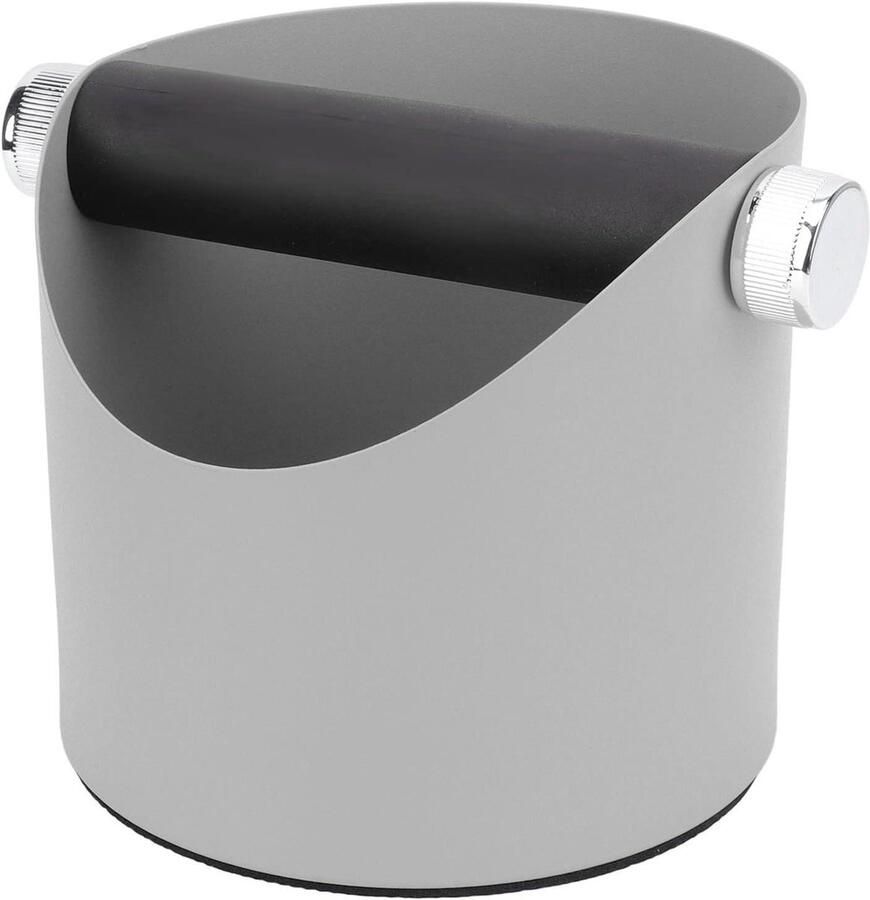 Koffie Knock Box Espresso Afvalbak Espresso Barista Anti Slip Bodem Macaron Kleur Grijs