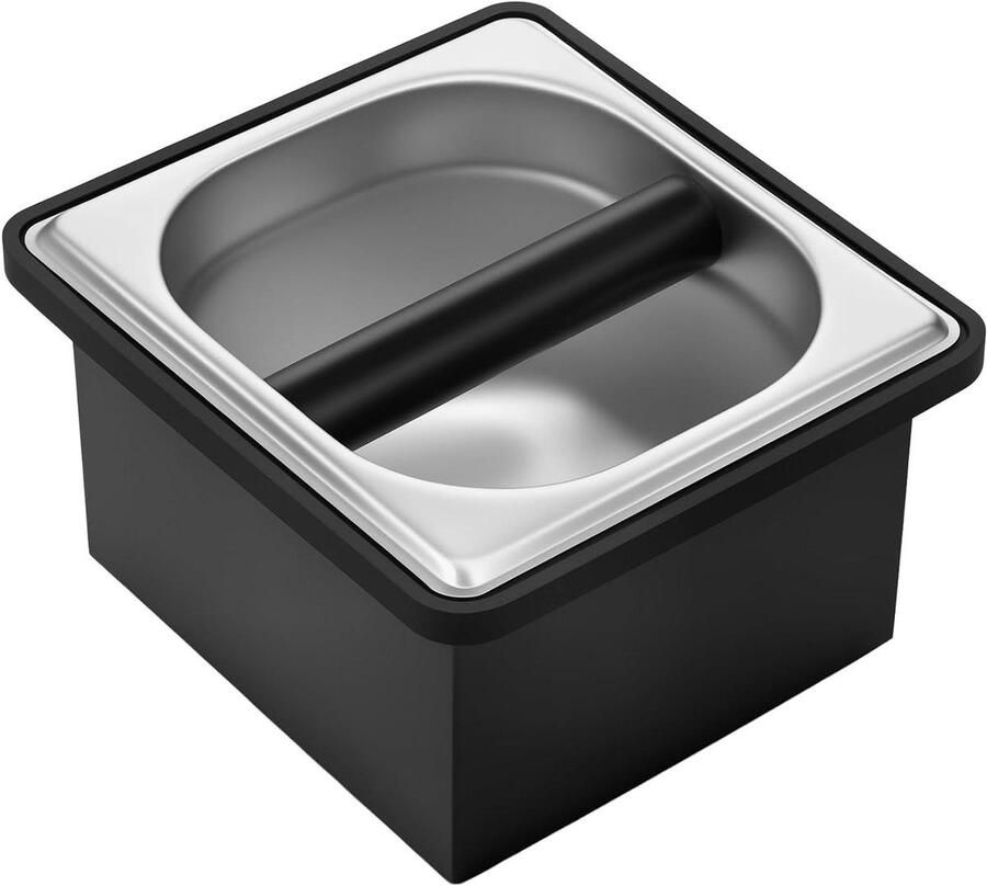 Koffie Knock Box Espresso Afvalbak Koffiedik Verwijderen Afneembare Siliconen Bar 18.6x17.3x10.8cm Stijl 1