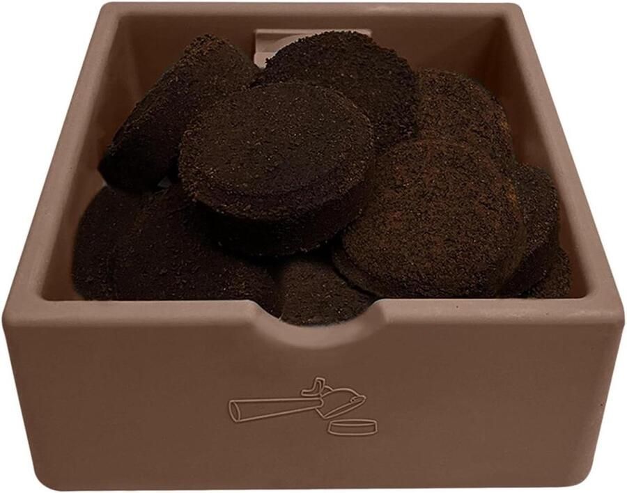 Koffie Knock Box Espresso Bak Koffiedrab Verwijderen Schokabsorberend Siliconen 15 liter Koffie