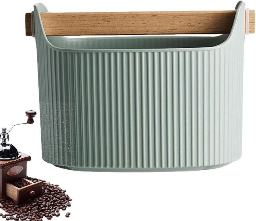 Koffie Knock Box Koffiedikbak Espressomachine Koffiedik Verwijderen Schokabsorberend Antislip 1300 ml Meerkleurig