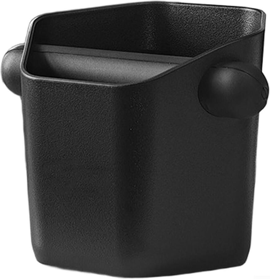 Koffie Knock Box Koffiedikbakje Espresso Koffiedik Verwijderen Verhoogde Muren 12x11x10.5cm Zwart