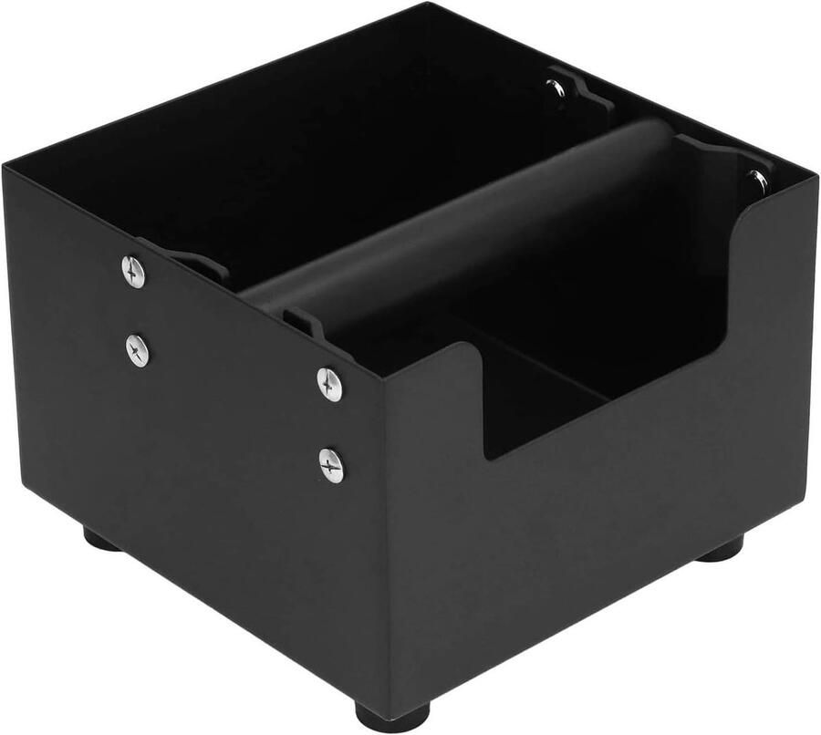 Koffie Knock Box Koffiedikhouder Barista Espresso Bereiding Stabiele Verwijderingslijst Diameter 15.5cm Zilver