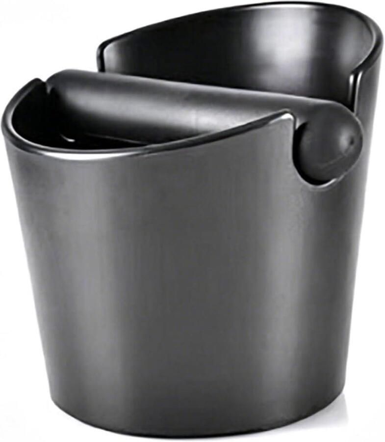 Koffie Knock Box Koffiedrabbak Espresso Bereiden Hoge Capaciteit Compact Formaat Zwart