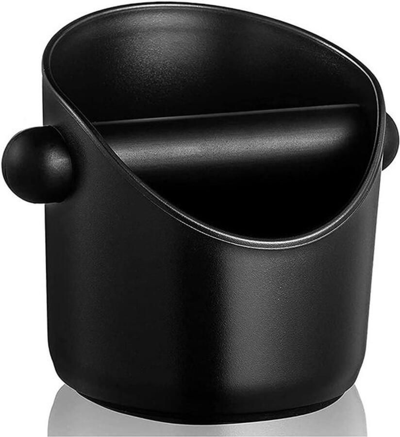 Koffie Knock Box Rubber Antislip Grounds Container Espresso Grind Geschikt voor Koffiebakken Zwart Koffieemmer Antislip Rubber Pad