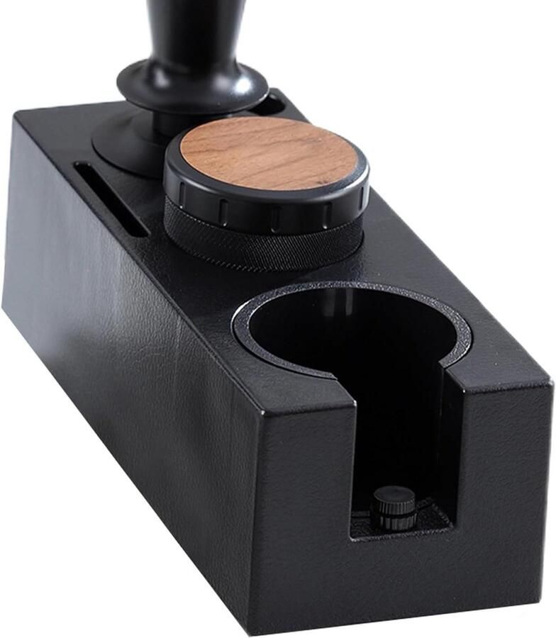 Koffie Manipulatie Station Barista Organizer Espresso Bereiding Antislip Houder 24 cm Lengte Zwart
