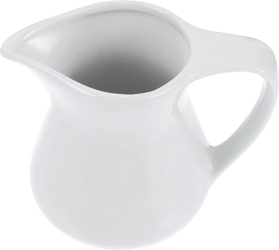 Koffie Melkopschuimer Espresso Melkopschuimer Koffie Bereiden Ergonomisch Ontwerp 10.5 x 9 cm Wit