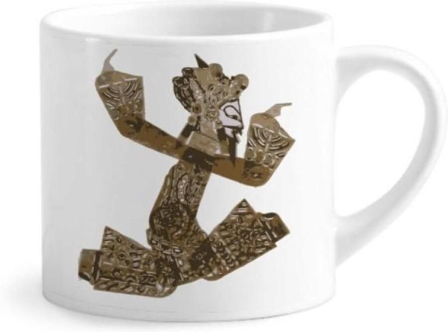 Koffie Mok Keramische Beker Drinken van Koffie Sterke Keramische Constructie 6 oz Wit