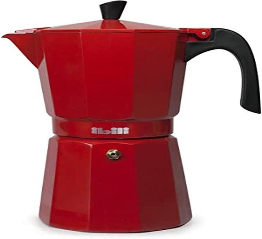 Koffie Percolator Espresso Maker Warme Drank Maken Grote Capaciteit 12 Koppen Rood