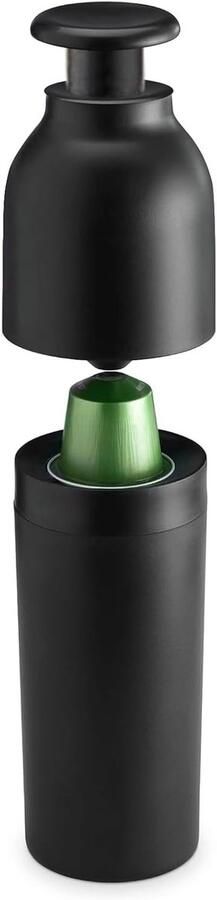 Koffie Pod Recycler Espresso Pod Scheider Afval Scheiden Minimale Inspanning 1 Stuk Zwart