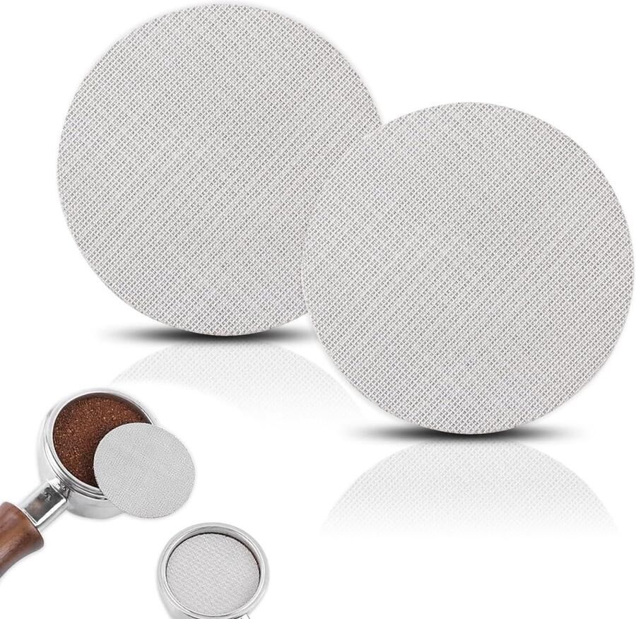 Koffie Puck Screen Espresso Zeef Betere Espresso Roestvrij Staal 51mm Diameter