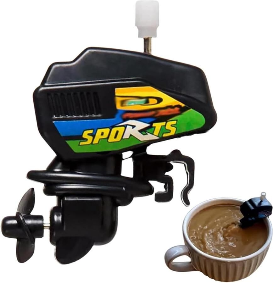 Koffie Roerder Drank Mixer Dranken Mengen Unieke Bootmotor Stijl 6.5 cm Meerkleurig
