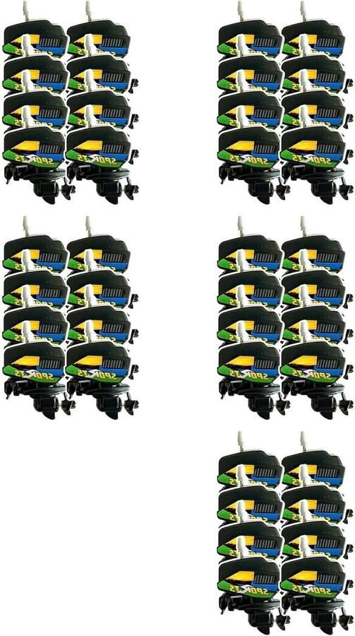 Koffie Roerder Drank Mixer Drankjes Mengen Opwindbaar Bootmotor Ontwerp 40 Stuks Zwart