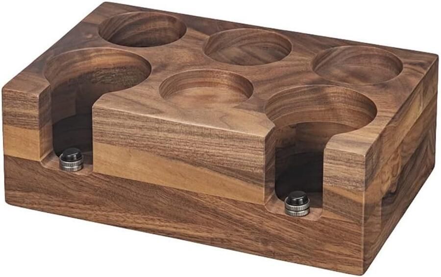 Koffie Sabotage Houder Espresso Ondersteuning Koffie Maken Verstelbare Hoogte 51 53Mm Walnoot
